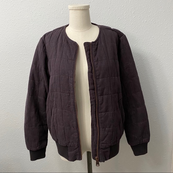 Roots Quilted Bomber Jacket - Picture 5 of 6